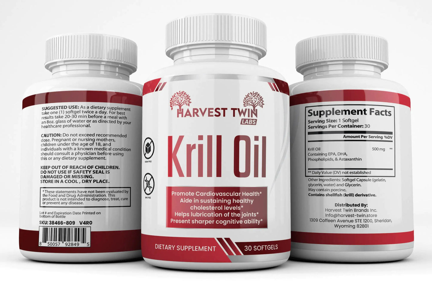 Harvest Twin Krill Oil Supplements