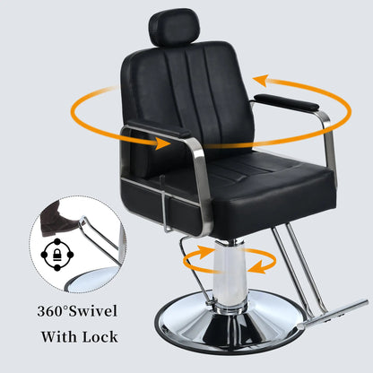 Metal Barber Salon Chair