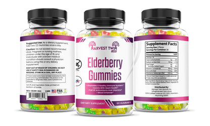 Harvest Twin Elderberry Gummies