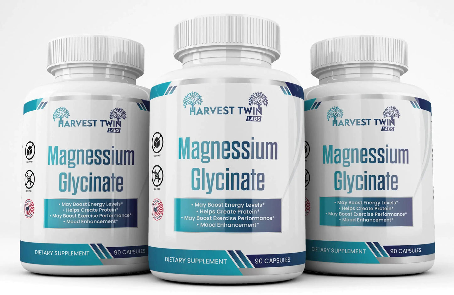 Harvest Twin Magnesium Glycinate Supplements