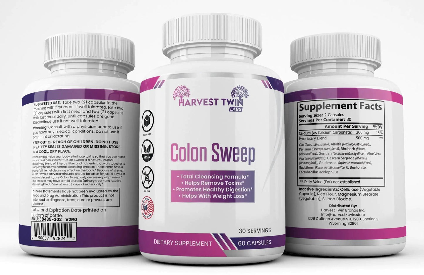 Harvest Twin Colon Sweep Colon Cleanse Formula