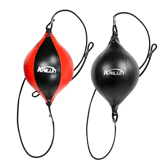 PU Leather Speed Bags for Boxing - Pear Boxing Speedbags for Boxing - MMA Training Speedball Reflex Ball Boxing Equipment Speedpunch