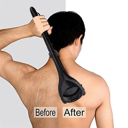 Men Over Size Two Head Blade Back Hair Shaver Trimmer