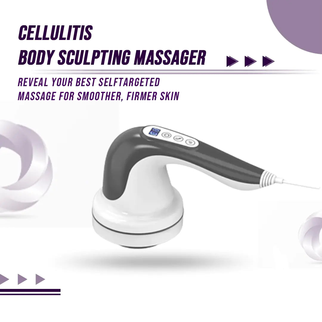 Body Sculpting Machine - Rechargeable Cellulite Massager with 4 Models & 5 Speed