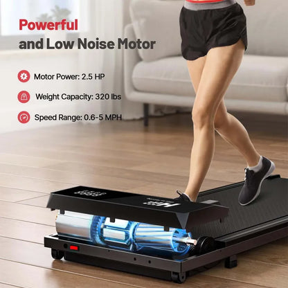 Portable Treadmill with LED Display and Remote