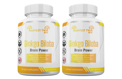 Harvest Twin Ginkgo Biloba Supplements