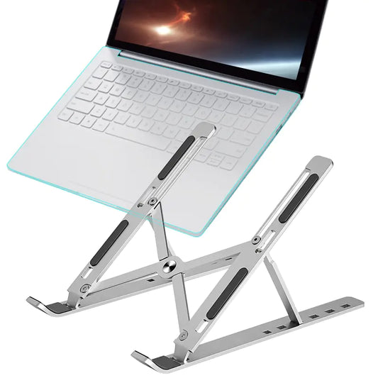 Portable Laptop Stand, Ergonomic Aluminum Laptop Mount Stand, Detachable Laptop Riser Notebook Holder Stand Compatible with MacBook, Dell, Lenovo and More.