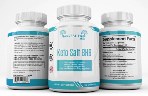 Harvest Twin Keto Salt BHB Supplements