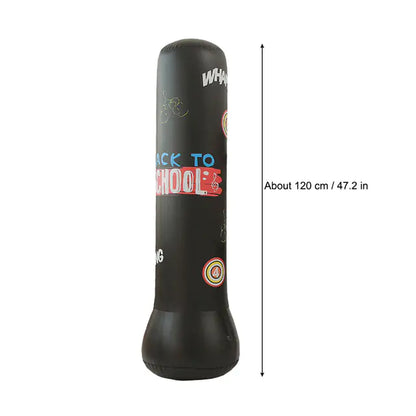 Punching Bag for Kids, Teen, and Adult - 61in" Extra Large Heavy Duty Inflatable Boxing Bag with Stand for Kids - Karate Stocking Stuffers, Gift for Boys