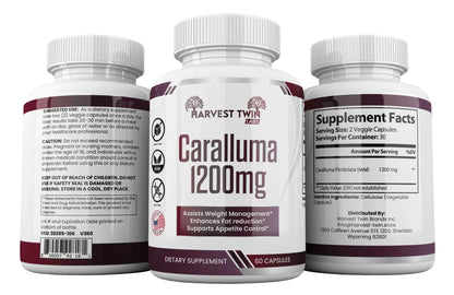 Harvest Twin Caralluma Supplement- 1200mg