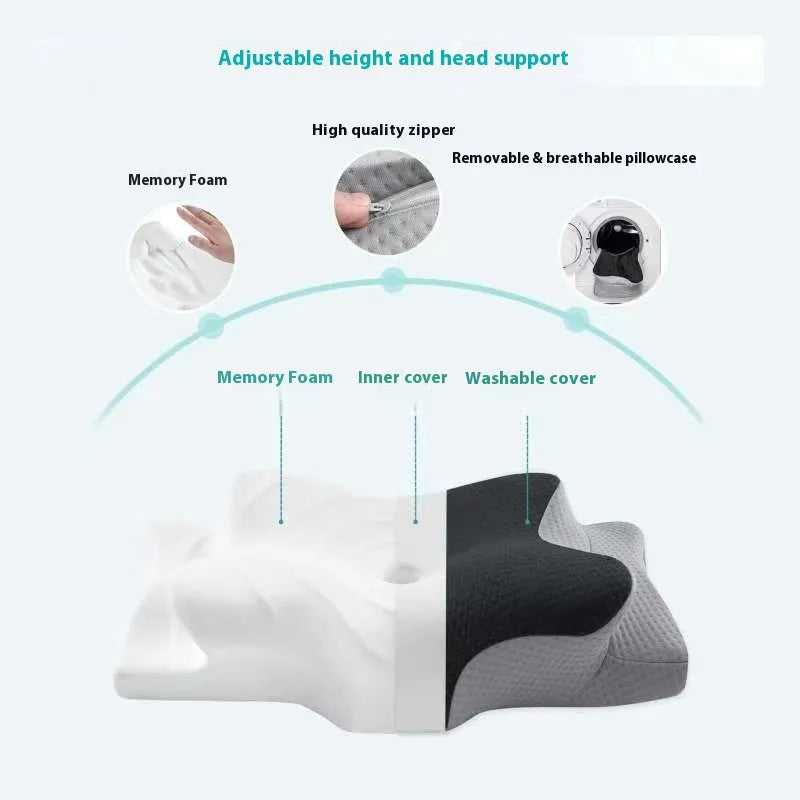 Memory Foam Cervical Support Pillow