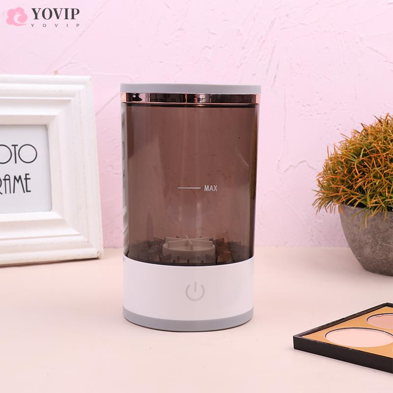 Electric Makeup Brush Cleaner Machine, Electric Cosmetic Automatic Brush Automatic Silicone Brush Cleaner Beauty Blender Cleanser Makeup Brush Cleaner Machine Electric Makeup Brush Cleaners