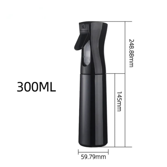 Continuous Hair Plant Mister Spray Bottle Fine Empty Small Mist Spray Bottles Mist Sprayer Water Alcohol Cleaning Spray Mist Bottle for Curly Hair Styling Products,Plants, 300ml