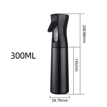 Continuous Hair Plant Mister Spray Bottle Fine Empty Small Mist Spray Bottles Mist Sprayer Water Alcohol Cleaning Spray Mist Bottle for Curly Hair Styling Products,Plants, 300ml