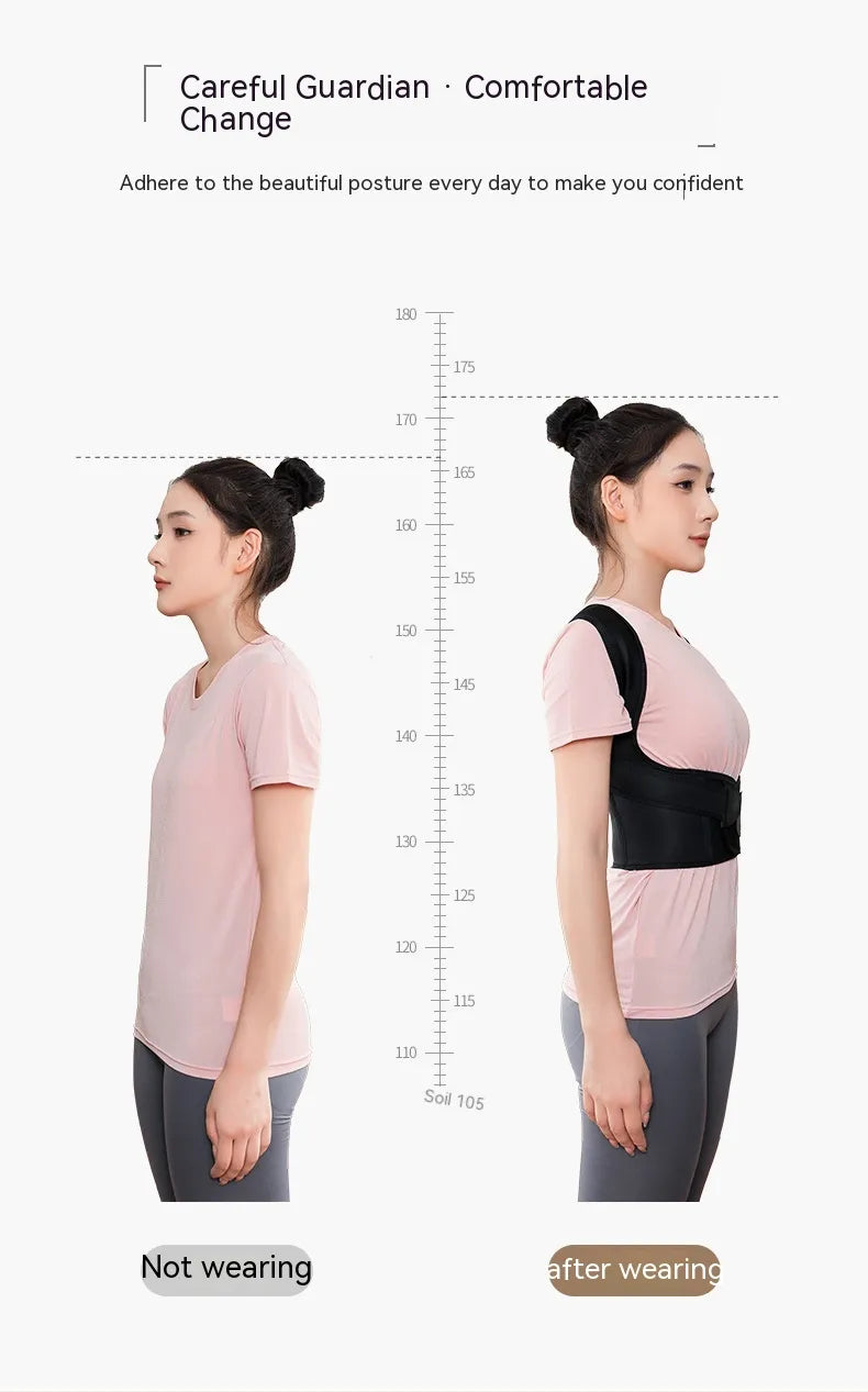 Back Brace and Posture Corrector for Women and Men, Back Straightener Posture Corrector, Scoliosis and Hunchback Correction, Back Pain, Spine Corrector, Support, Adjustable Posture Trainer