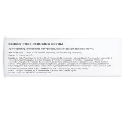 Frankly Closer Serum - Pore Minimizing, Anti-Aging, Elasticity, Hydration, Plump & Dewy Skin |9 Peptides, Vegan Collagen, PHA |Non-comedogenic & Derm Tested Korean Skincare |All skin types |2.03 fl.oz 2.03 Fl Oz (Pack of 1)