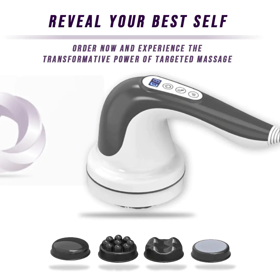 Body Sculpting Machine - Rechargeable Cellulite Massager with 4 Models & 5 Speed