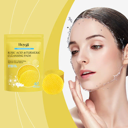 HOYGI Turmeric Cleansing Pad – Exfoliating & Makeup Remover