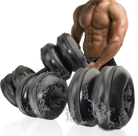 Water filled dumbbells