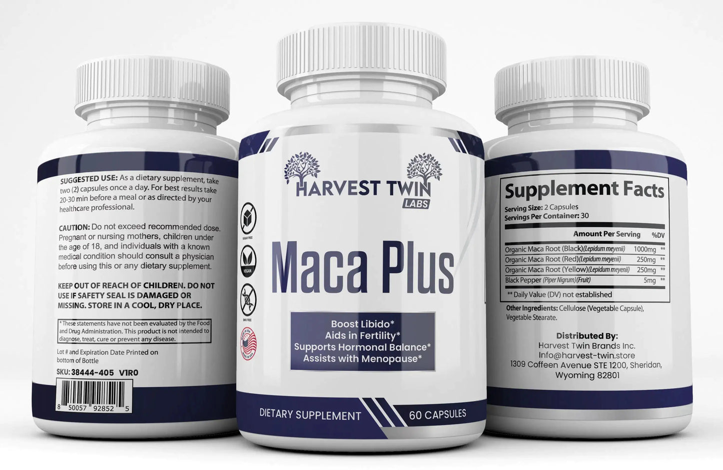 Harvest Twin Maca Plus Supplements