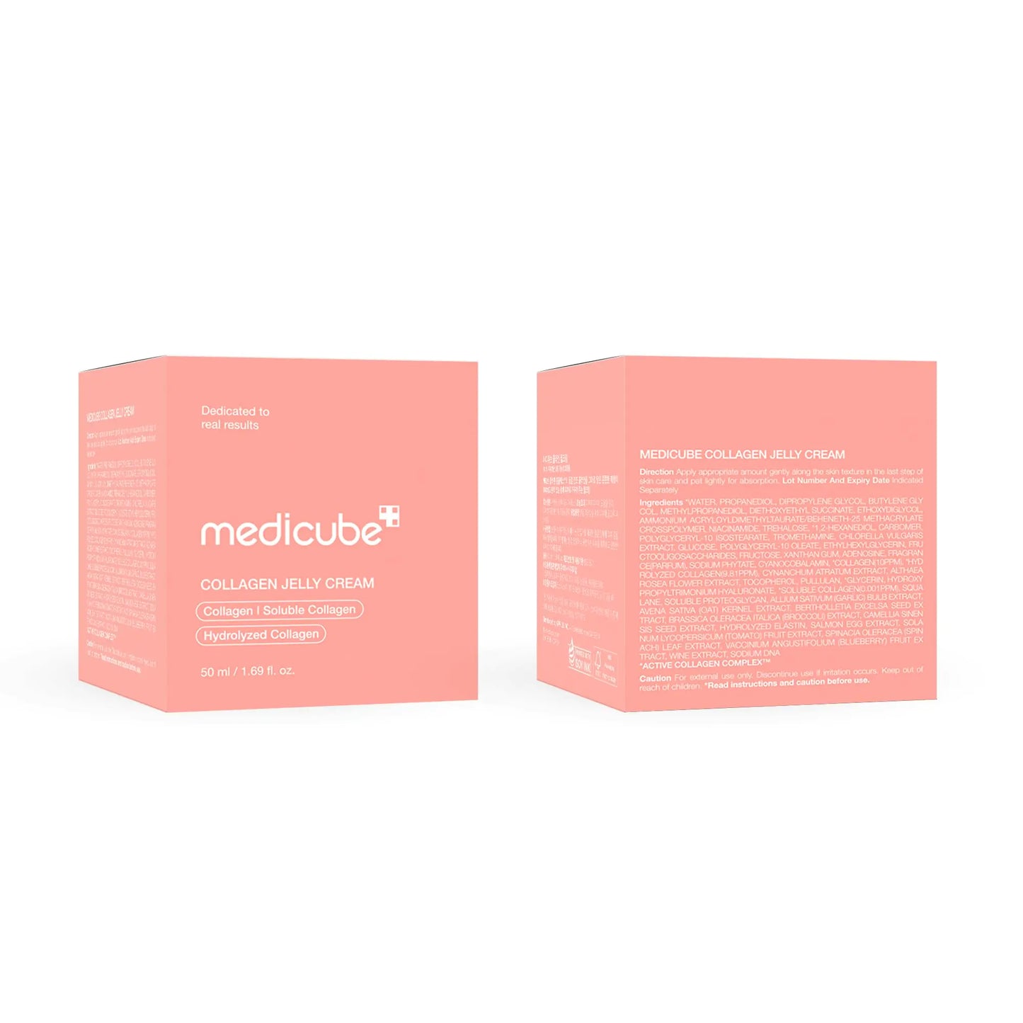 Medicube Collagen Jelly Cream- Niacinamide & Freeze-Dried Hydrolyzed Collagen - Boosts skin's barrier hydration and gives 24h Glow & Lifted Look - No artificial color, Korean skincare (3.71 fl.oz.)