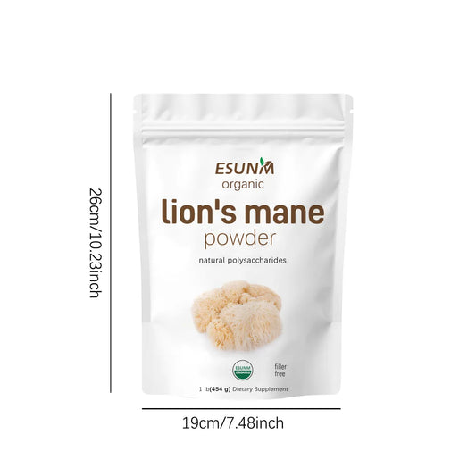 Organic Lion Bristle Mushroom Powder