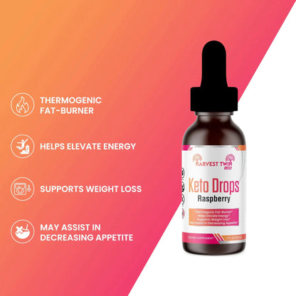 Harvest Twin Keto Drops (Raspberry Ketone Drops)