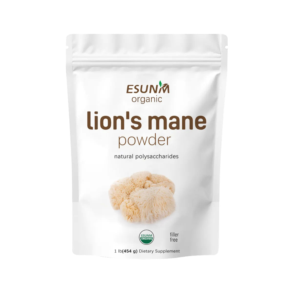 Organic Lion Bristle Mushroom Powder