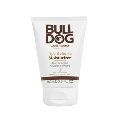 BULLDOG Mens Skincare and Grooming Face Moisturizer Age Defense, 3.3 Fluid Ounce Age Defying