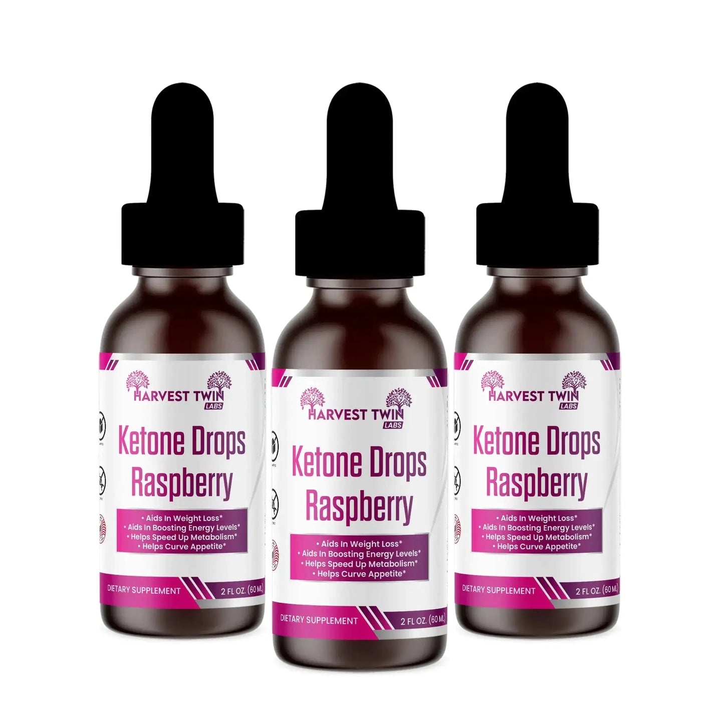 Harvest Twin Keto Drops (Raspberry Ketone Drops)